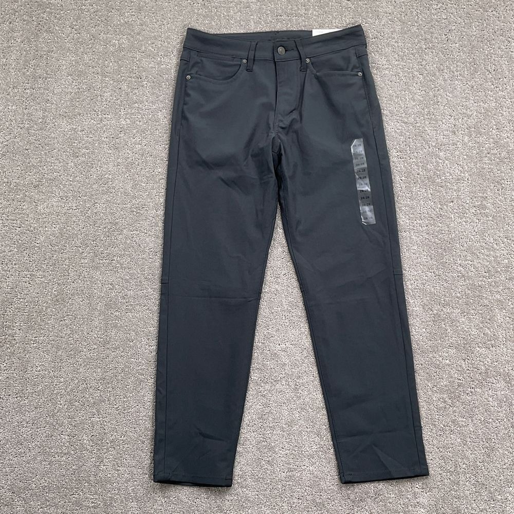 American Eagle Pants Men 28W 26L Gray Active Flex Straight Leg Casual Stretch